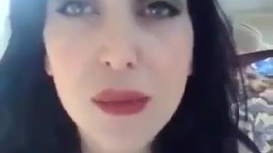 Hot arabic babe teasing